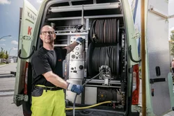 Kanalreinigung für freie Entwässerung in Steinfeld